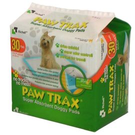 Richell Paw Trax Pet [Holds up to 2 Qts] Training Pads 30 Count - R94541