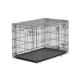 Select Triple Door Dog Crate (Autumn Matte: Black, 35.8" x 2" x 34.6": 36" x 23" x 25")