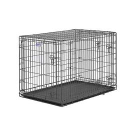 Select Triple Door Dog Crate (Autumn Matte: Black, 35.8" x 2" x 34.6": 42" x 28" x 30")