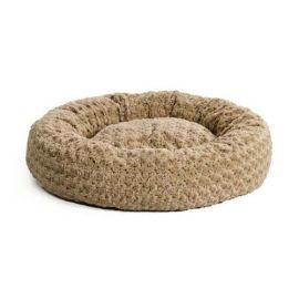 Quiet Time Deluxe Bagel Dog Bed (Autumn Matte: Taupe, 35.8" x 2" x 34.6": 28.5" x 28.5" x 8")