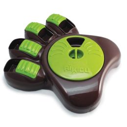 Aikiou Activity Food Center for Dogs (Autumn Matte: Brown / Green, 35.8" x 2" x 34.6": 14" x 12" x 3")