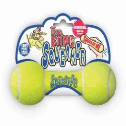 Air Squeaker Dumbbell Dog Toy (Autumn Matte: Yellow, 35.8" x 2" x 34.6": medium)