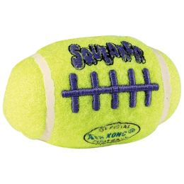 Air Squeaker Football Dog Toy (Autumn Matte: Yellow, 35.8" x 2" x 34.6": small)