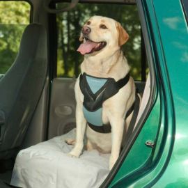 Dog Travel Harness (Autumn Matte: Blue, 35.8" x 2" x 34.6": large)