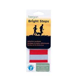 Bright Steps Reflective Leg Bands (Autumn Matte: Red, 35.8" x 2" x 34.6": medium)