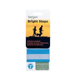 Bright Steps Reflective Leg Bands (Autumn Matte: Blue, 35.8" x 2" x 34.6": large)
