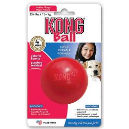 Ball Dog Toy (Autumn Matte: Red, 35.8" x 2" x 34.6": large)