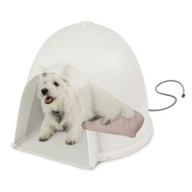 Lectro-Soft Igloo Style Bed (Autumn Matte: Beige, 35.8" x 2" x 34.6": small)