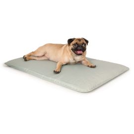 Cool Bed III Thermoregulating Pet Bed (Autumn Matte: Gray, 35.8" x 2" x 34.6": small)