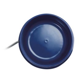 Pet Thermal Bowl (Autumn Matte: Blue, 35.8" x 2" x 34.6": 11.5" x 11.5" x 4")