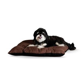 Thermo-Cushion Pet Bed (Autumn Matte: Chocolate, 35.8" x 2" x 34.6": small)