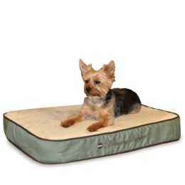 Memory Sleeper Pet Bed (Autumn Matte: Sage, 35.8" x 2" x 34.6": small)