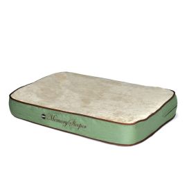 Memory Sleeper Pet Bed (Autumn Matte: Sage, 35.8" x 2" x 34.6": medium)