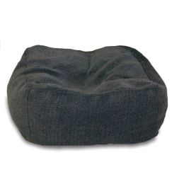 Cuddle Cube Pet Bed (Autumn Matte: Gray, 35.8" x 2" x 34.6": small)