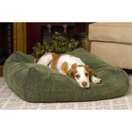 Cuddle Cube Pet Bed (Autumn Matte: Green, 35.8" x 2" x 34.6": small)
