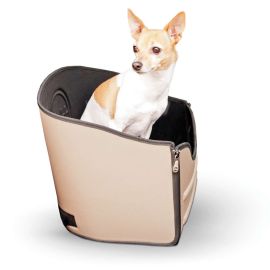 Mod Pet Safety Seat (Autumn Matte: Tan, 35.8" x 2" x 34.6": 15" x 15" x 15")