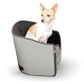 Mod Pet Safety Seat (Autumn Matte: Gray, 35.8" x 2" x 34.6": 15" x 15" x 15")
