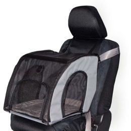 Pet Travel Safety Carrier (Autumn Matte: Gray, 35.8" x 2" x 34.6": medium)