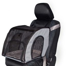 Pet Travel Safety Carrier (Autumn Matte: Gray, 35.8" x 2" x 34.6": large)