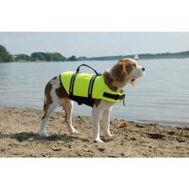 Dog Life Jacket (Autumn Matte: Yellow, 35.8" x 2" x 34.6": Extra Extra Small)