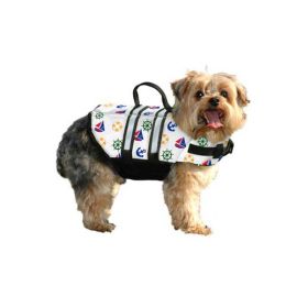Dog Life Jacket (Autumn Matte: Nautical, 35.8" x 2" x 34.6": large)