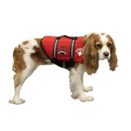 Dog Life Jacket (Autumn Matte: Red, 35.8" x 2" x 34.6": Extra Extra Small)
