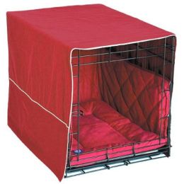 Classic Cratewear Dog Crate Cover (Autumn Matte: Burgundy, 35.8" x 2" x 34.6": Extra Large)