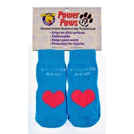 Power Paws Advanced (Autumn Matte: Blue / Red Heart, 35.8" x 2" x 34.6": small)