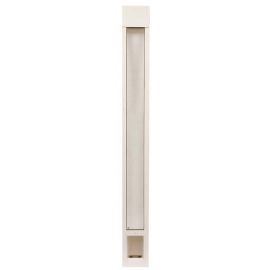 PetSAFE Freedom Dog Door For Sliding Glass Door (Autumn Matte: White, 35.8" x 2" x 34.6": small)