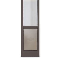 PetSAFE Freedom Dog Door For Sliding Glass Door (Autumn Matte: Bronze, 35.8" x 2" x 34.6": large)