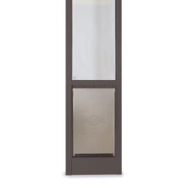 PetSAFE Freedom Dog Door For Sliding Glass Door (Autumn Matte: Bronze, 35.8" x 2" x 34.6": large)