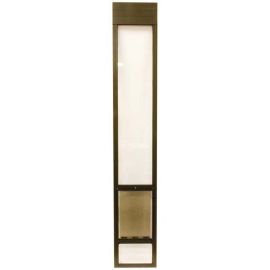 PetSAFE Freedom Dog Door For Sliding Glass Door (Autumn Matte: Bronze, 35.8" x 2" x 34.6": Large and Tall)