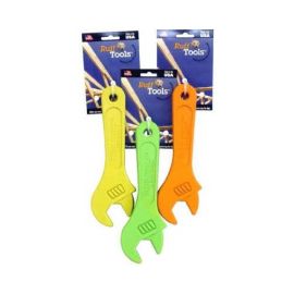 Ruff Tools Wrench Dog Toy (Autumn Matte: Lime, 35.8" x 2" x 34.6": 9" x 3.5" x 1")