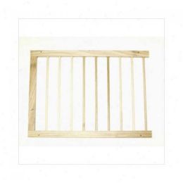 Extension For Step Over Free Standing Gate (Autumn Matte: Natural Wood, 35.8" x 2" x 34.6": 22" x 20")