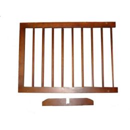 Extension For Step Over Free Standing Gate (Autumn Matte: Walnut, 35.8" x 2" x 34.6": 22" x 20")